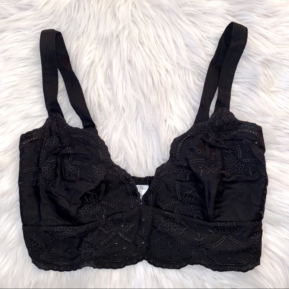 lace tank crop top